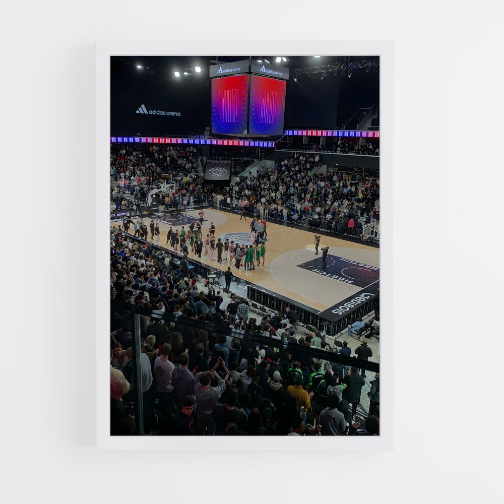 Poster La Foule Parisienne – affiche Basketball (vue 3)